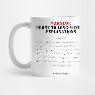 Explanation Warning Mug